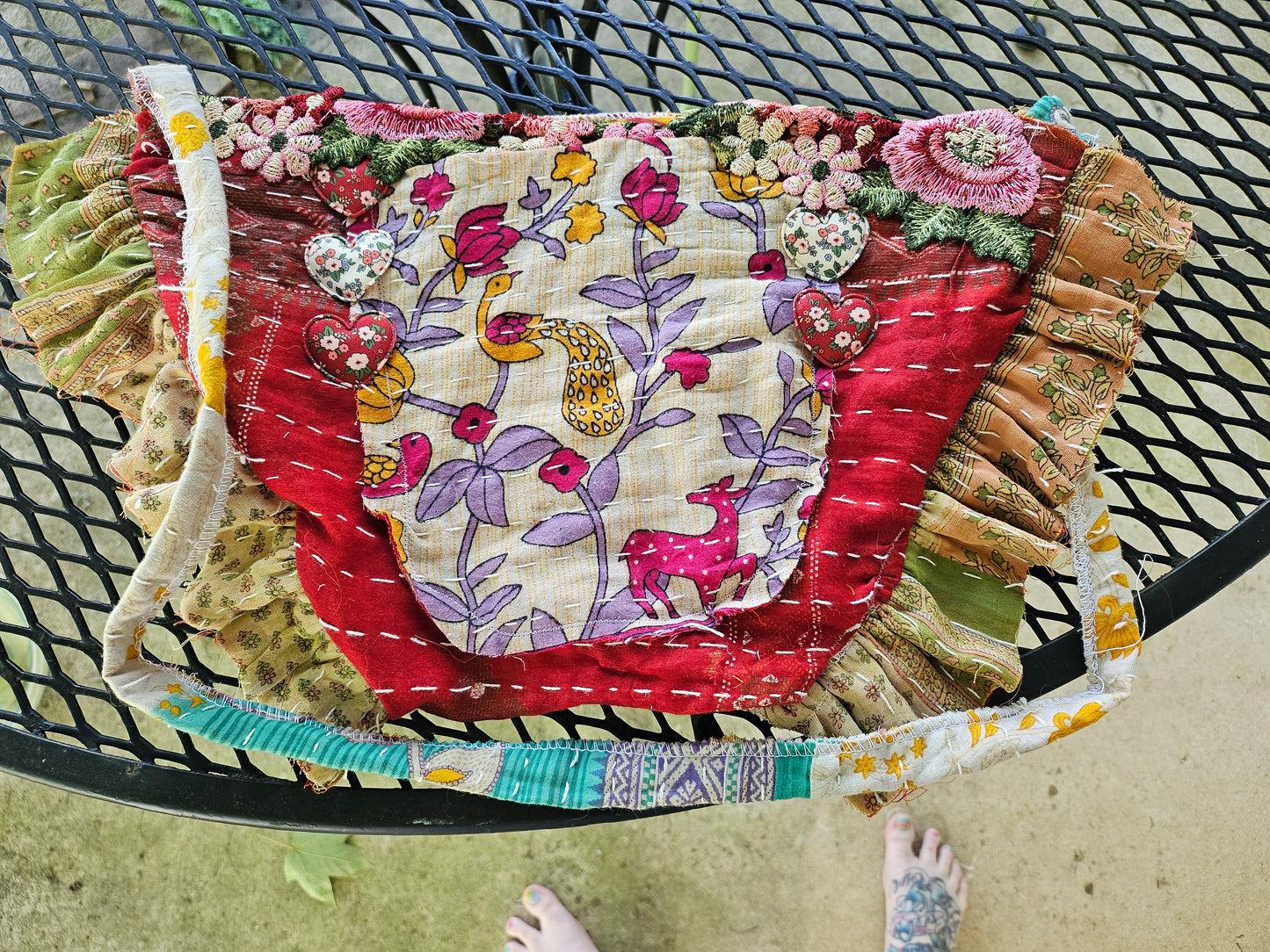 Kantha Crossbody Purse