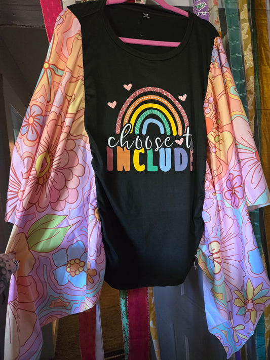 Upcycled Pride Choose To Include Tee